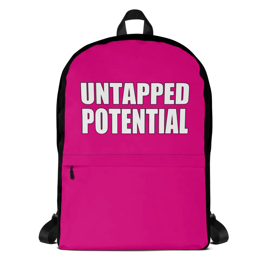 Untapped Potential Hot Pink Backpack product image (1)
