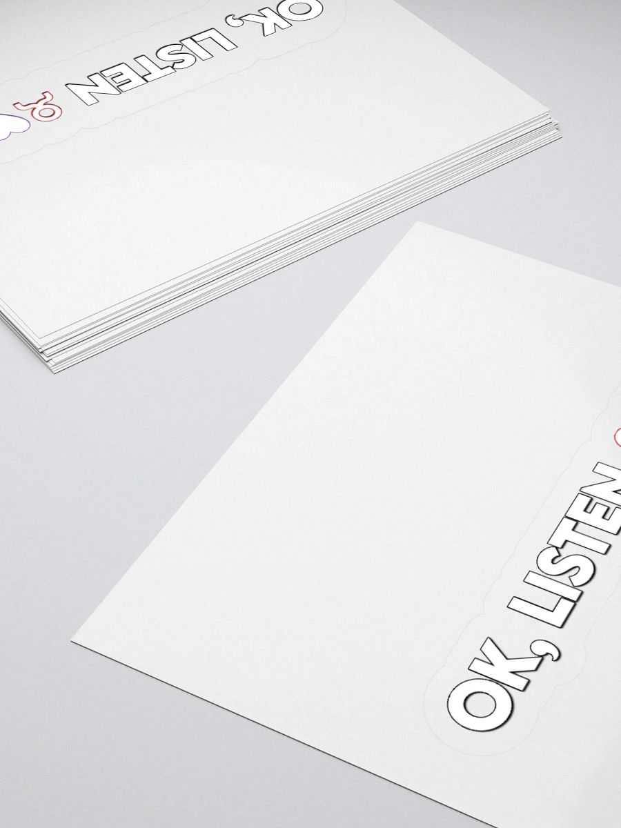 OK, LISTEN Sticker product image (10)