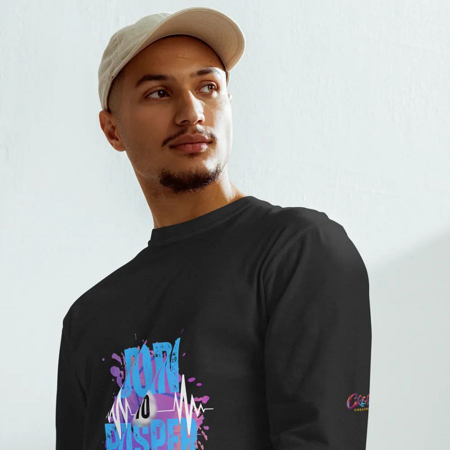 Elegant Born to Prosper Long Sleeve Shirt product image (7)