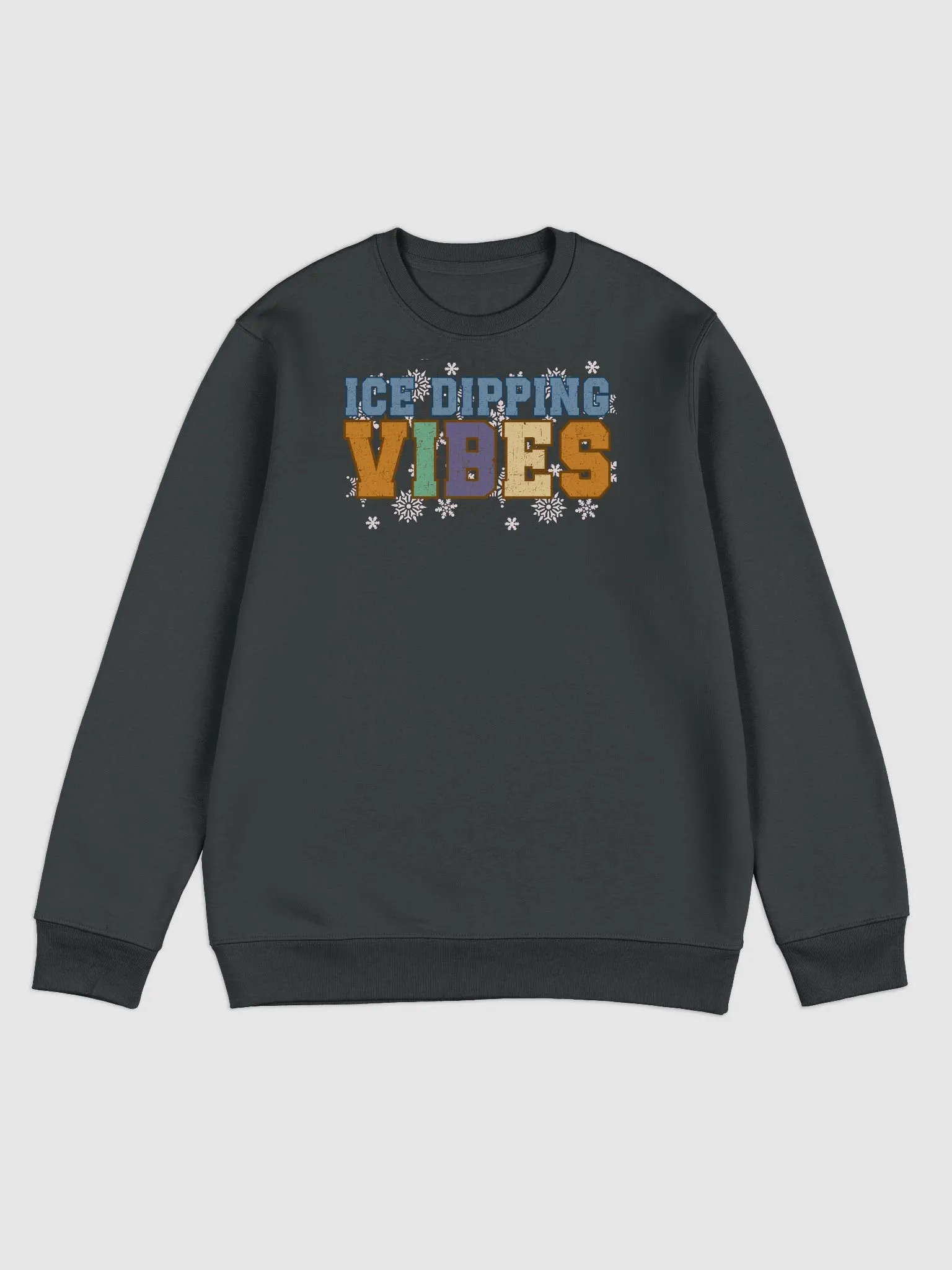 ice dipping vibes, wild swimming unisex sweatshirt product image (2)