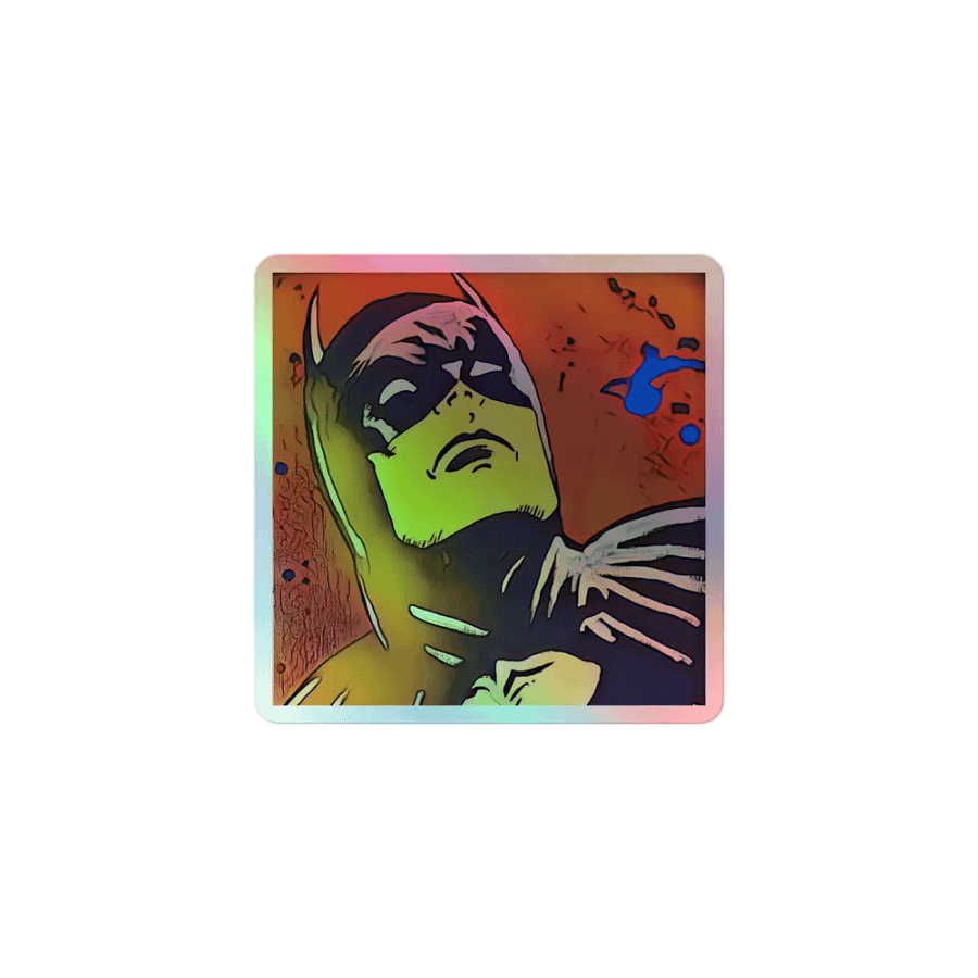 Bat Guy Lit Up Holographic Sticker Set product image (1)