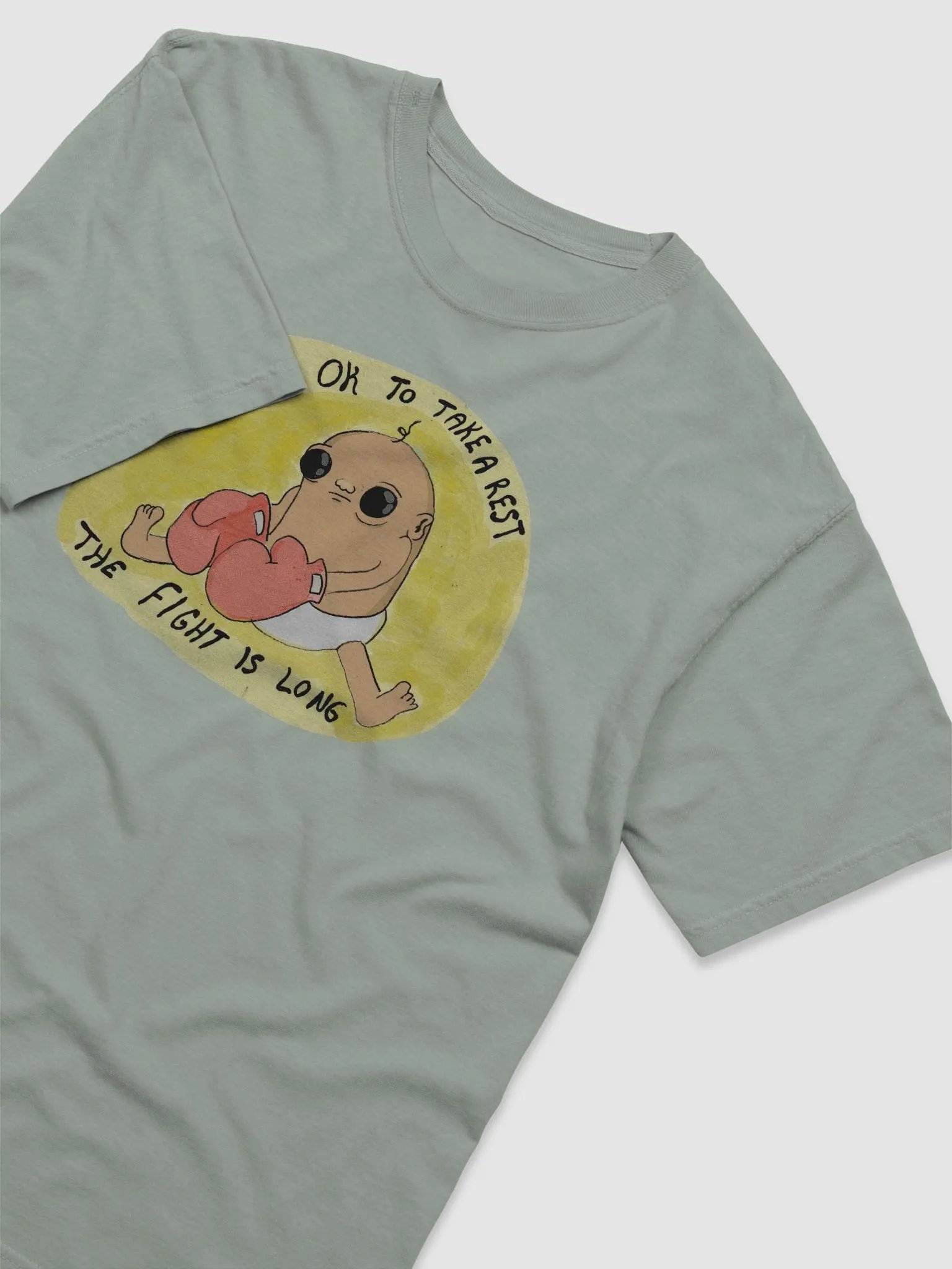 Fightin' Baby Needs A Rest Heavyweight T-Shirt product image (3)
