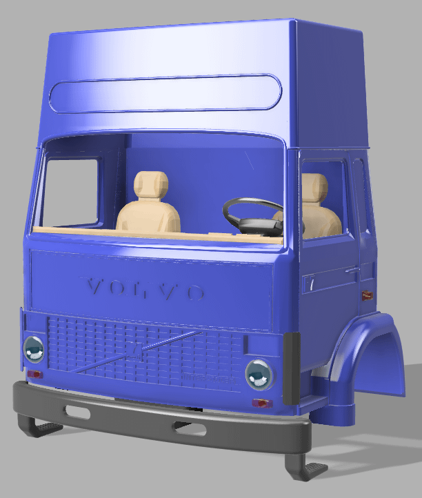 volvo F7 daycab sleeper pod product image (1)