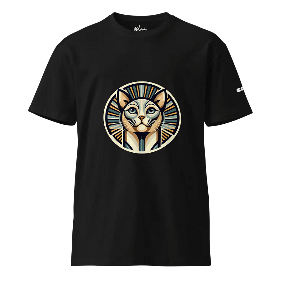 Pharaoh Cat Unisex T-Shirt – Bold & Artistic Feline Design 🐾✨ product image (1)