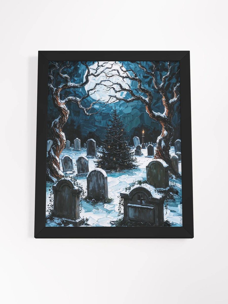 Graveyard Christmas Tree Framed Print product image (17)