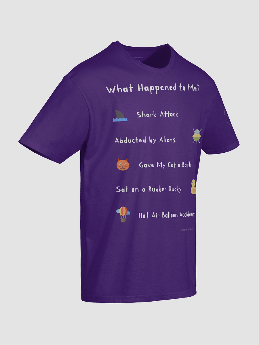 WHAT HAPPENED TO ME ? (2025 Edition): Unisex Softstyle T-shirt, Purple product image (6)