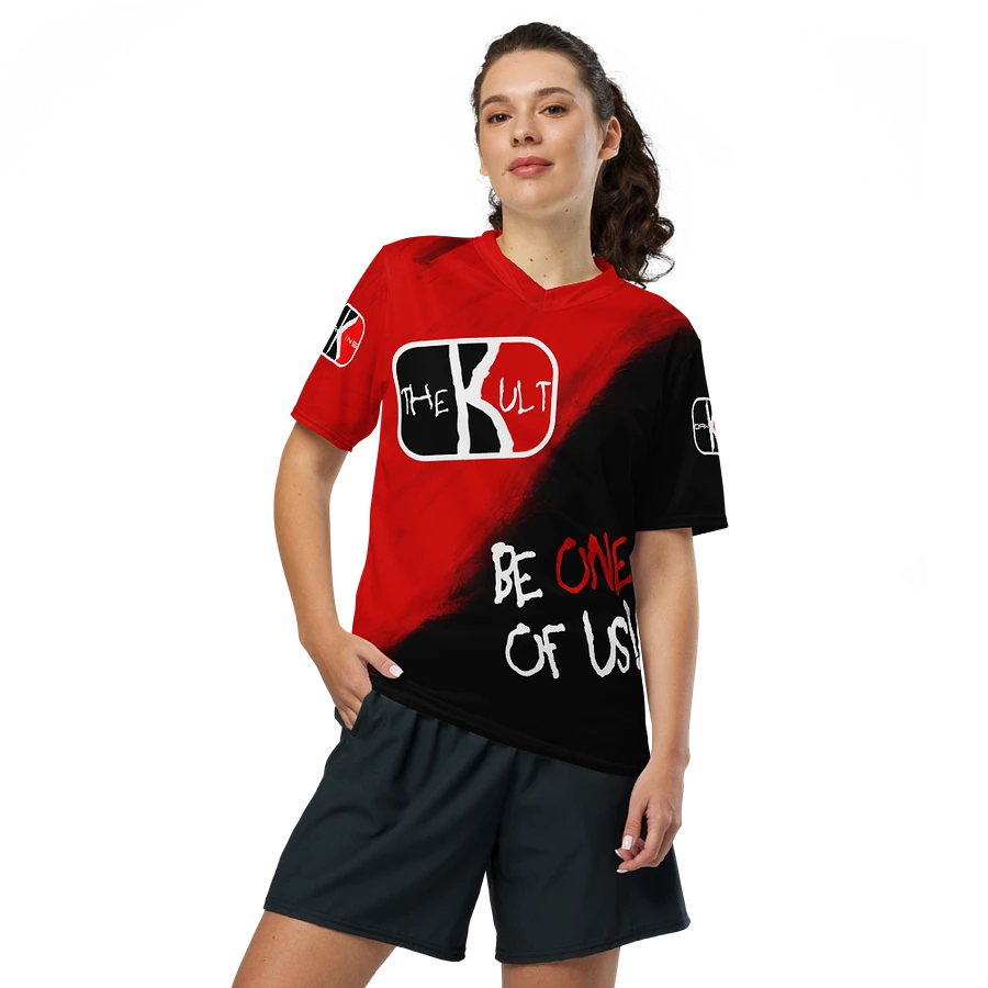 The KULT Red Brush Jersey Alt Sleeves product image (14)