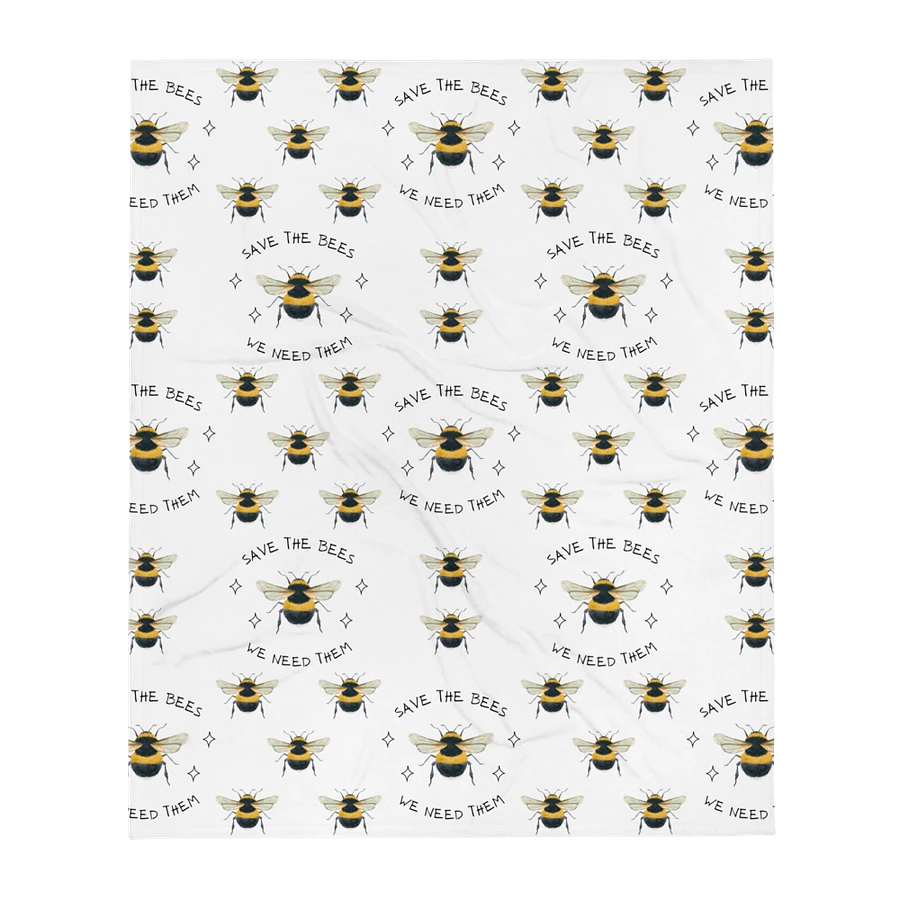 Save The Bees We Need Them Blanket product image (1)