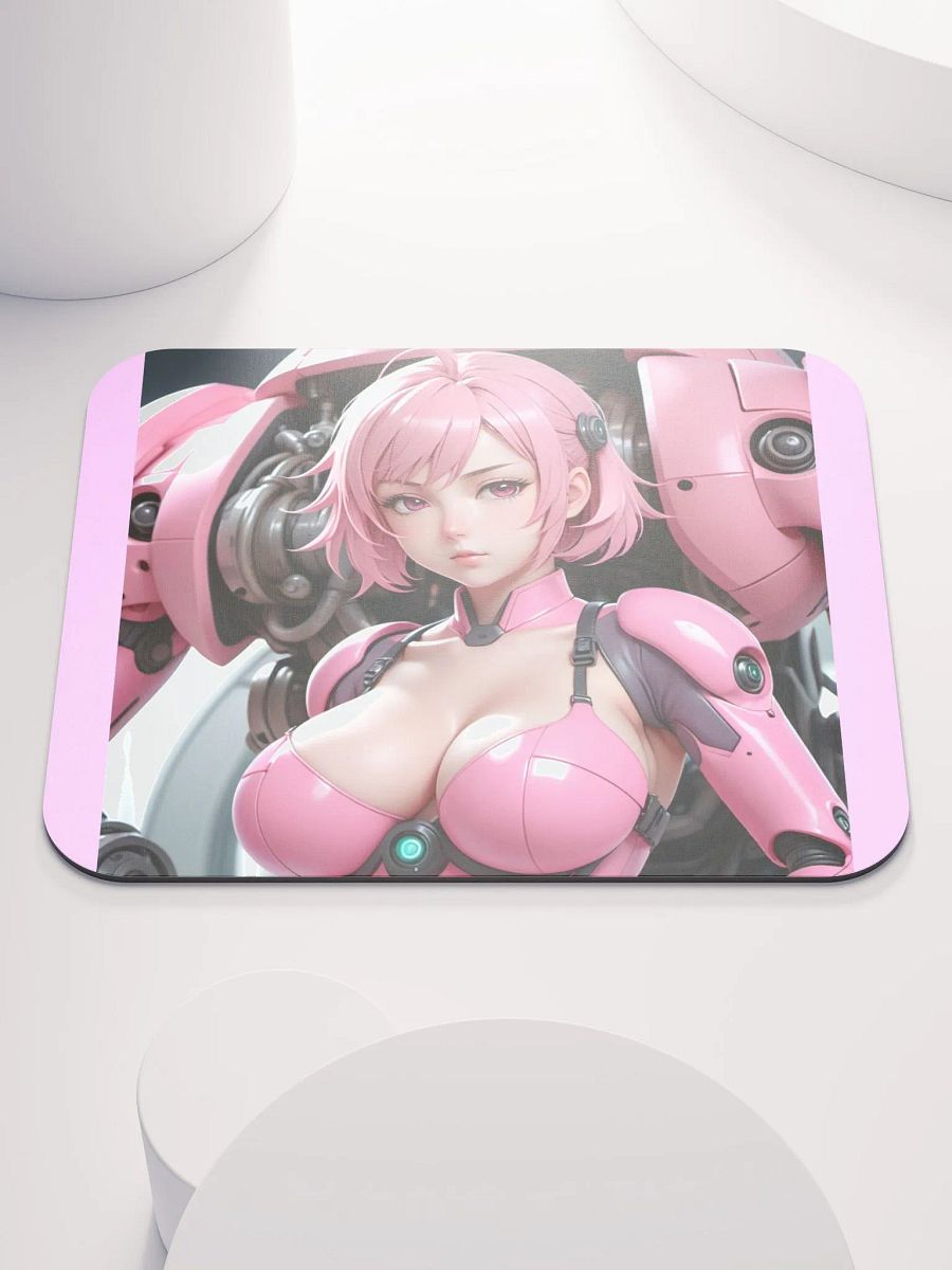 Futuristic Pink Anime Mouse Pad product image (2)