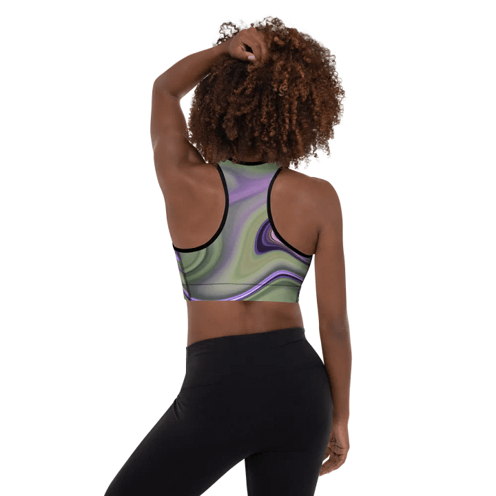 Oasis Swirl Fusion Padded Sports Bra product image (3)