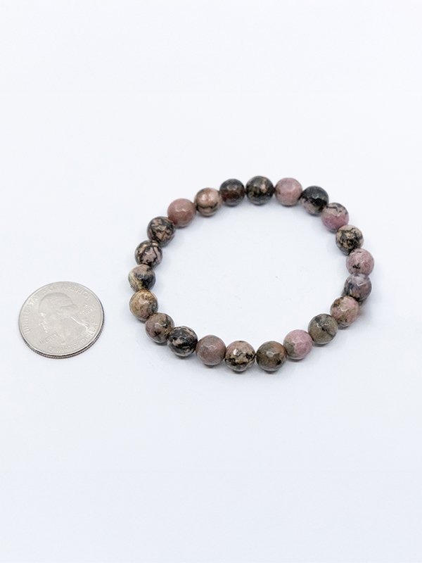 Rhodonite Bead Bracelet product image (2)