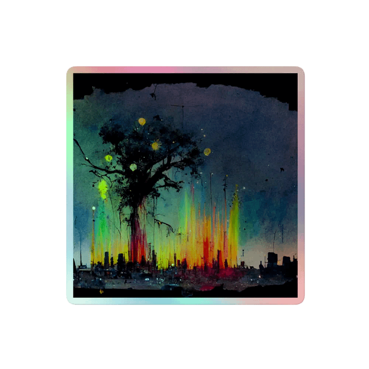 Ethereal Tree Holographic Sticker Set product image (2)
