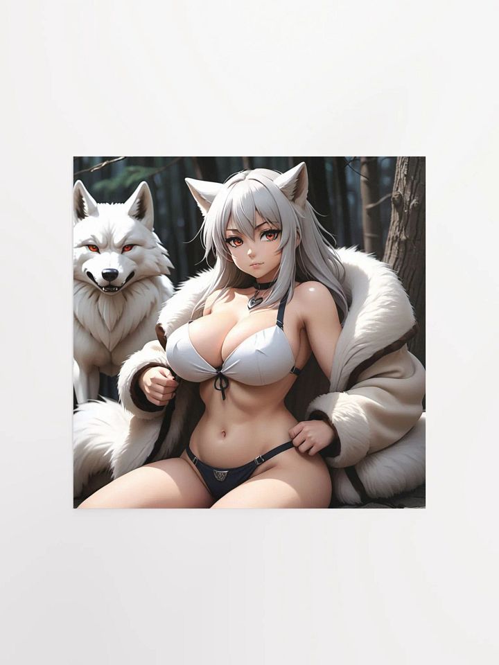 Wolf Vibrant Matte Poster Prints product image (5)