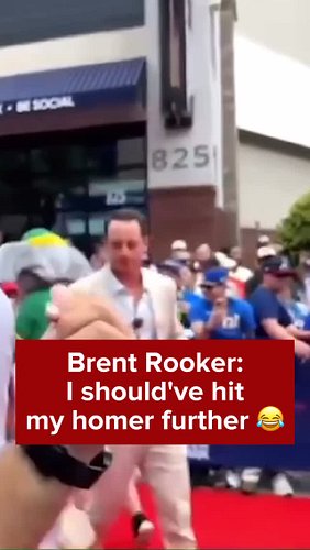 Brent Rooker had no idea how in-depth the Home Run Derby measurements were 😳