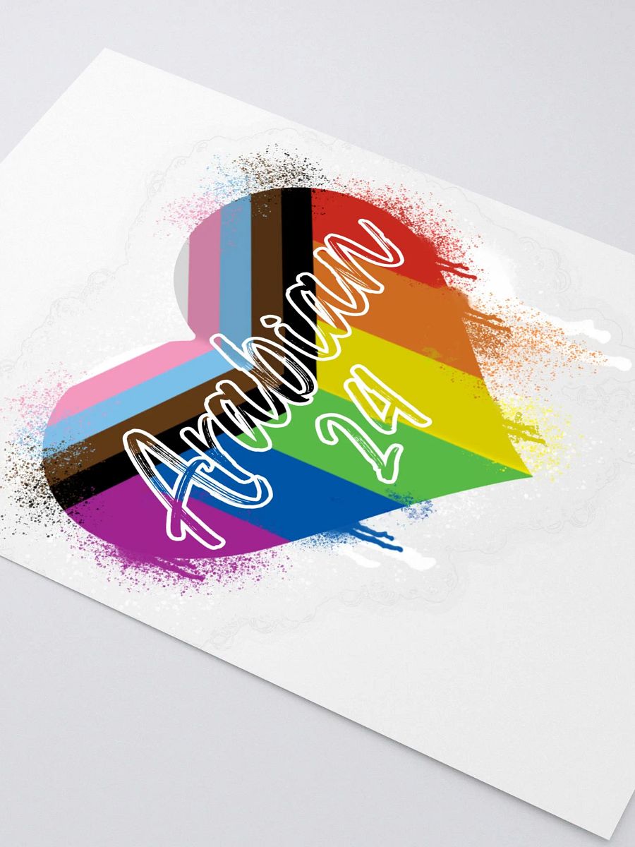 Arabian Heart Sticker - Big product image (3)