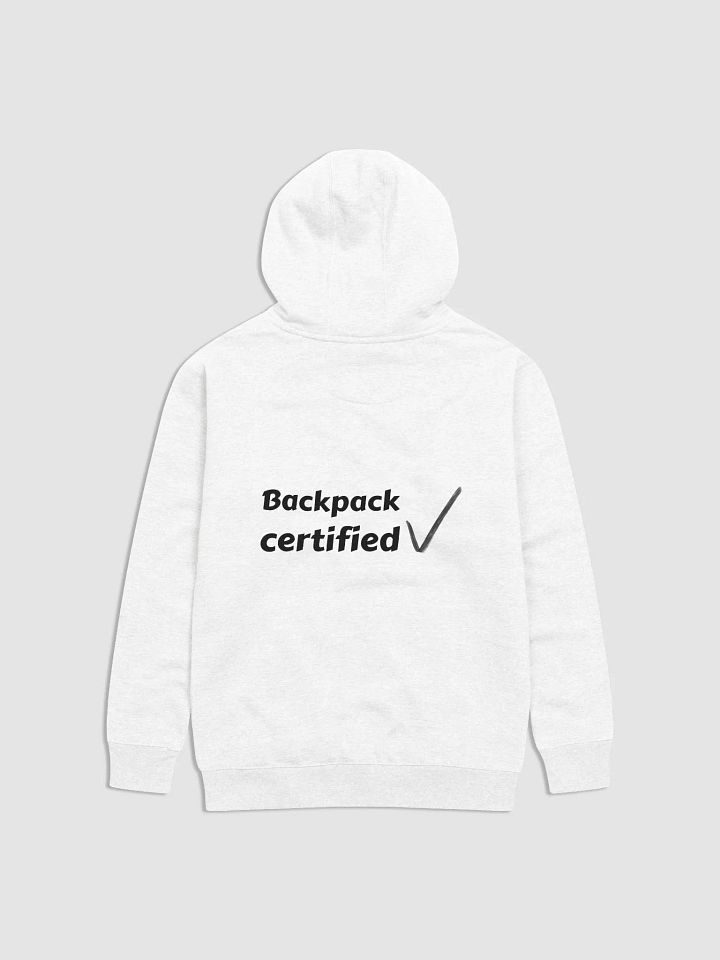 Backpack Certified Hoodie White product image (1)