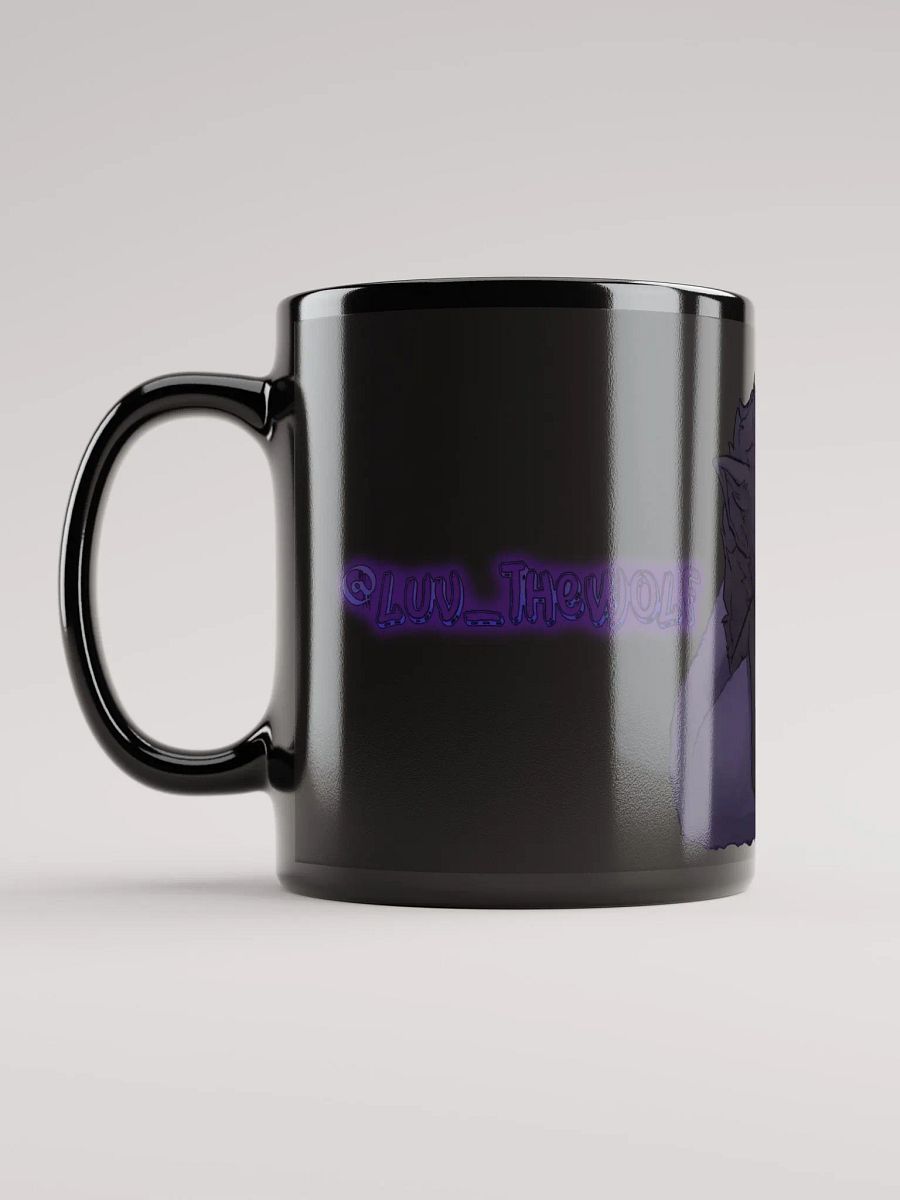 "The Slumbering Wolf" Black Mug product image (6)