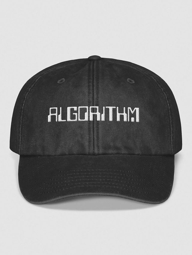 Algorithm Embroidered Hat product image (2)
