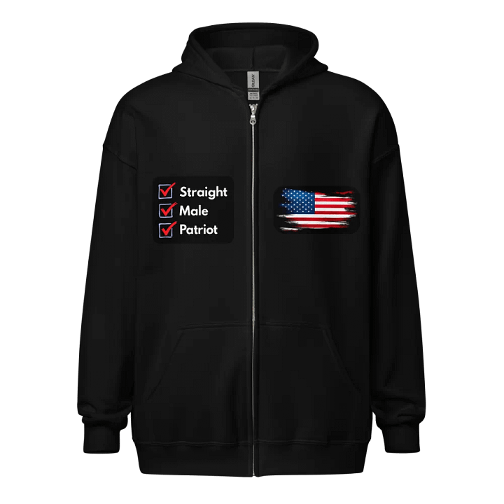Zip Hoodie: Male Checklist product image (2)