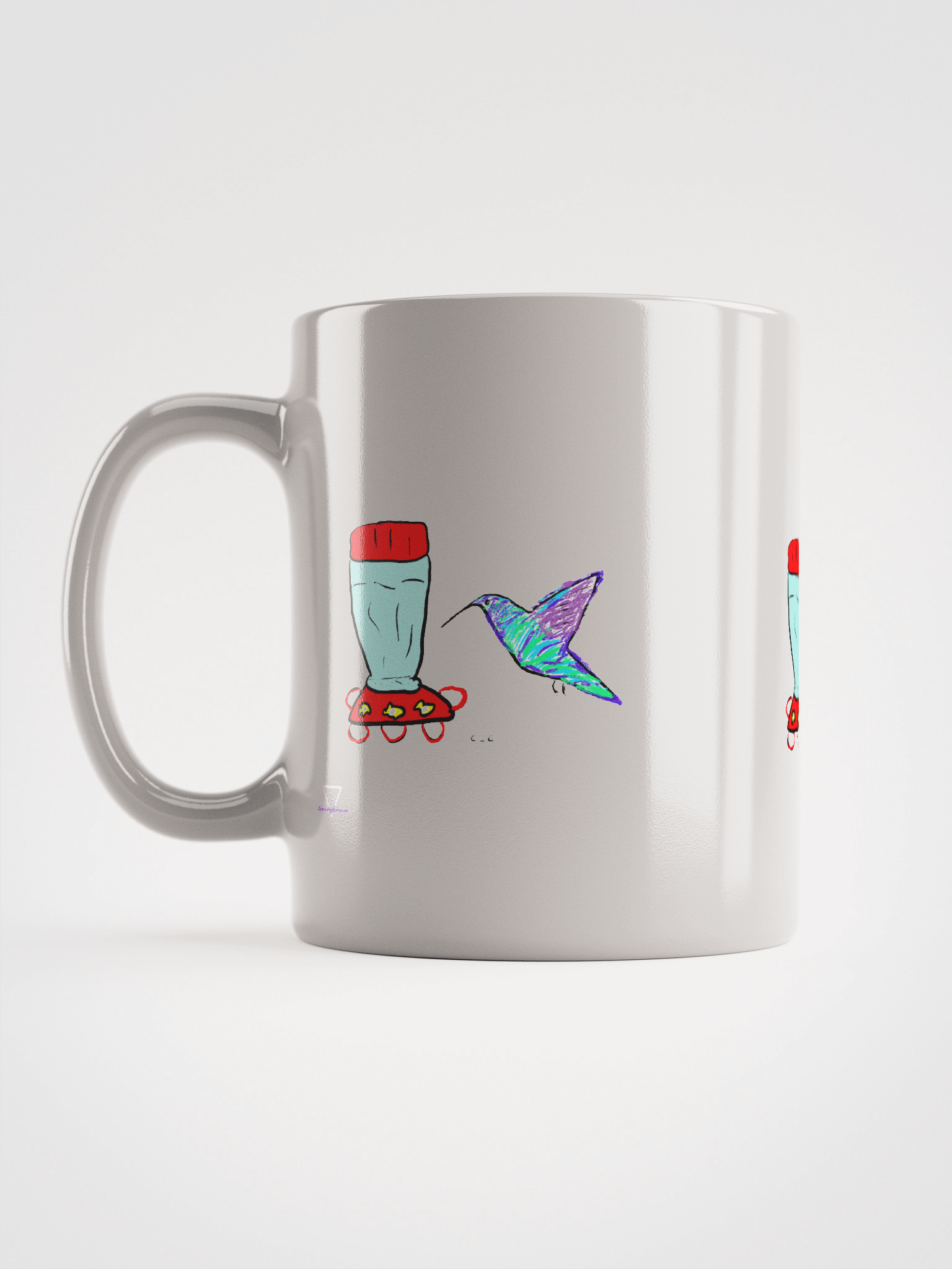 Hummingbird mug - White product image (1)
