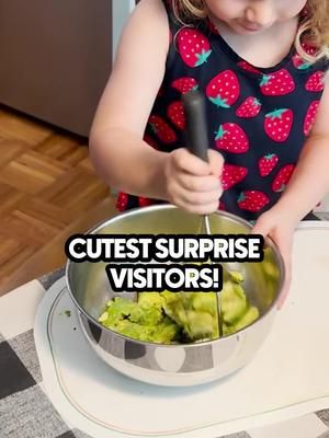 Gonna need two more place settings…😁 #parenting #cooking #babyanimals #animals #cute #surprise 