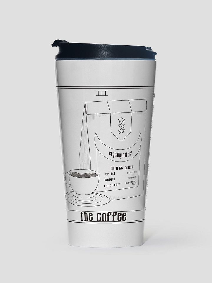 The Coffee Tarot Card Travel Mug product image (1)