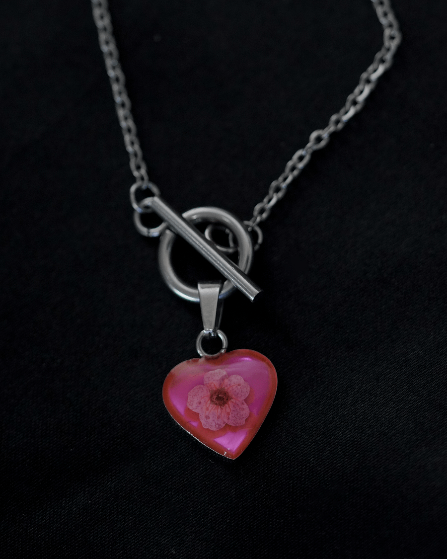 Pink Heart Necklace product image (1)