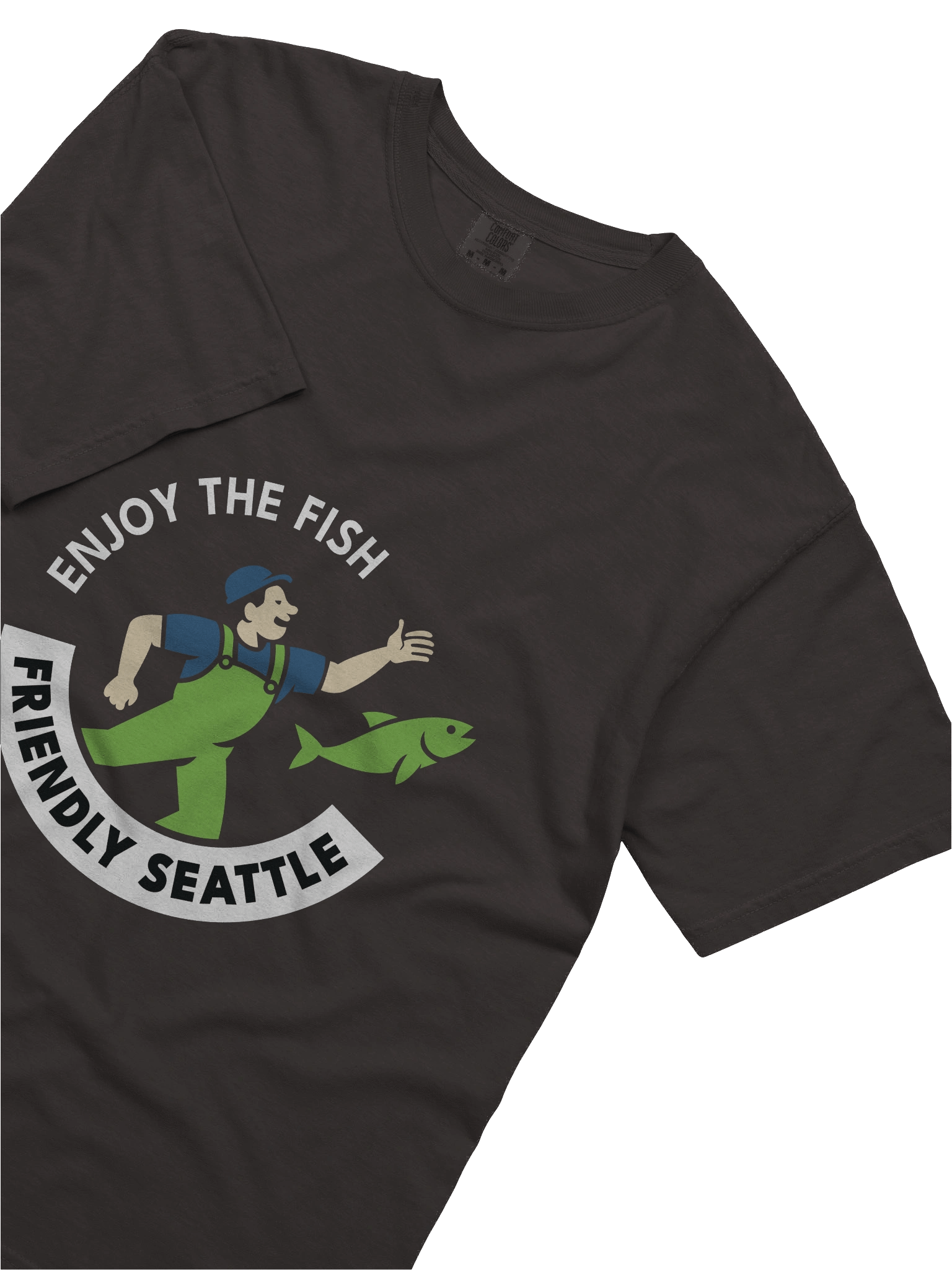 Logo Black/Grey Heavy Cotton Tee product image (25)