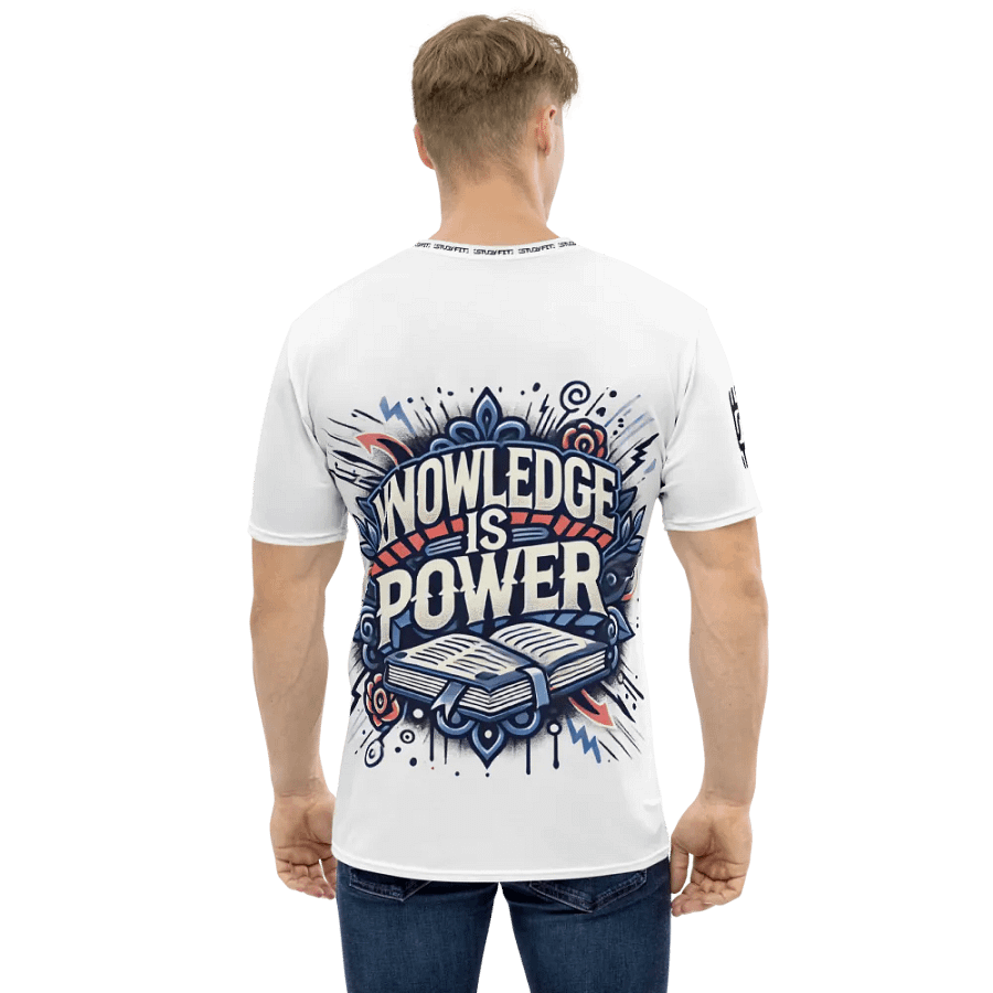 Knowledge is Power White Tee product image (1)
