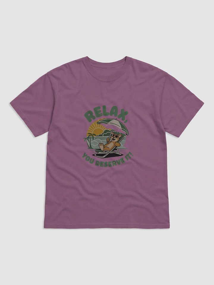 "Relax, You Deserved It - Comfort-Inspired Tee" product image (3)