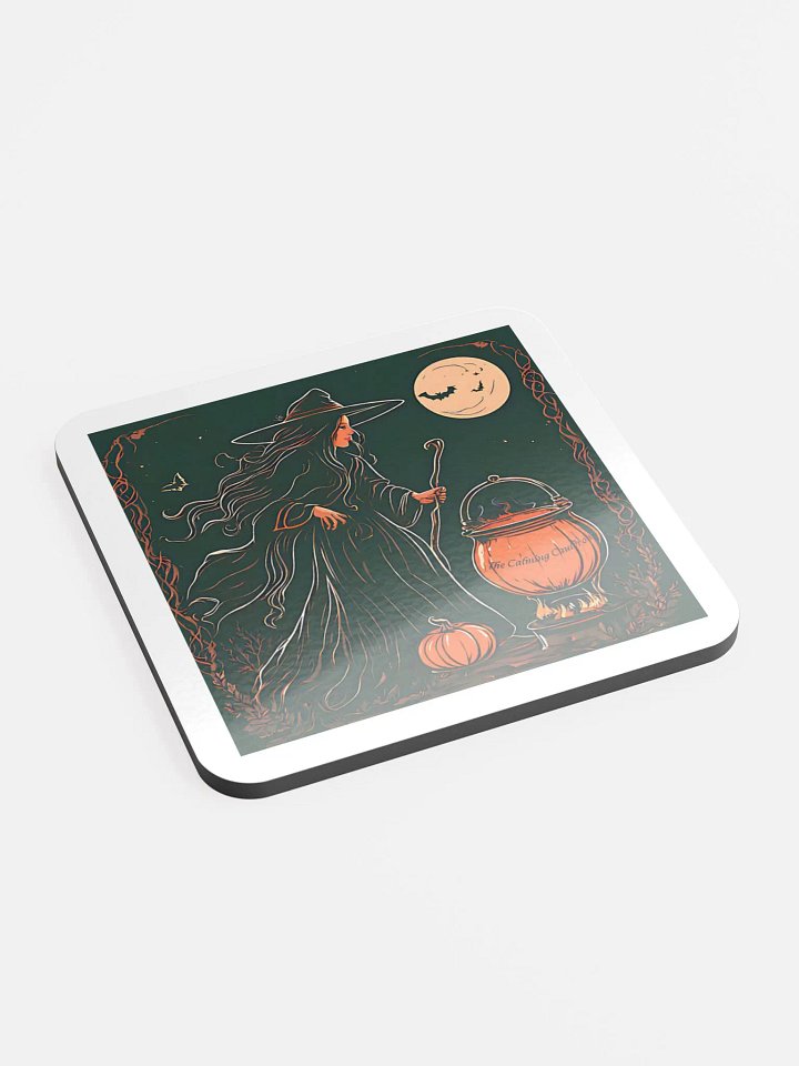 Witchy Brew Glossed Cork Coaster product image (2)