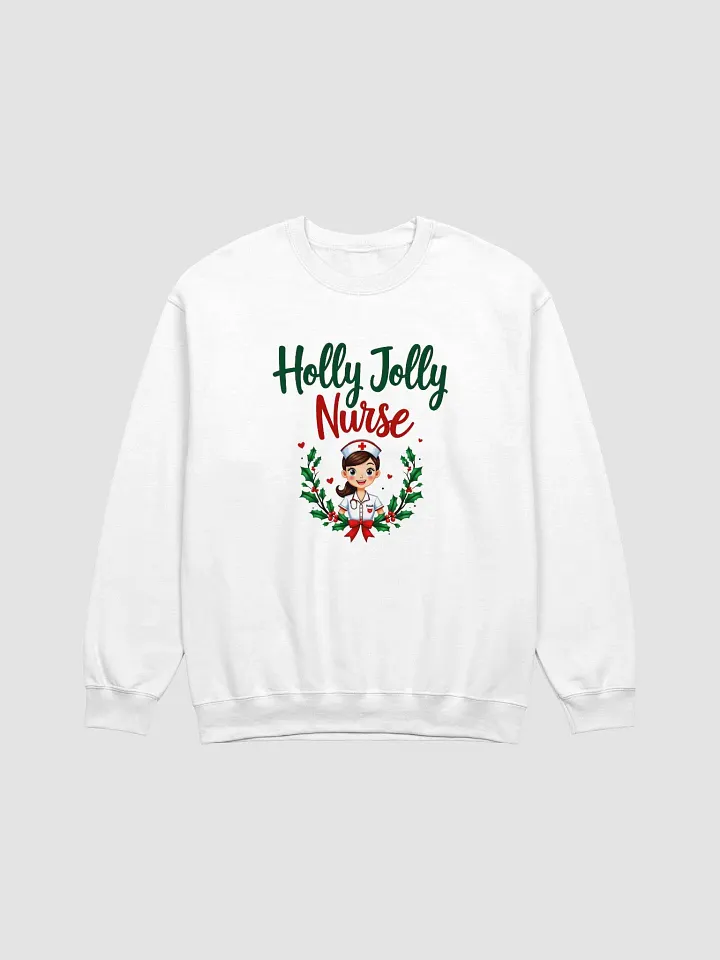 Holly Jolly Nurse Festive Crewneck Sweatshirt product image (2)