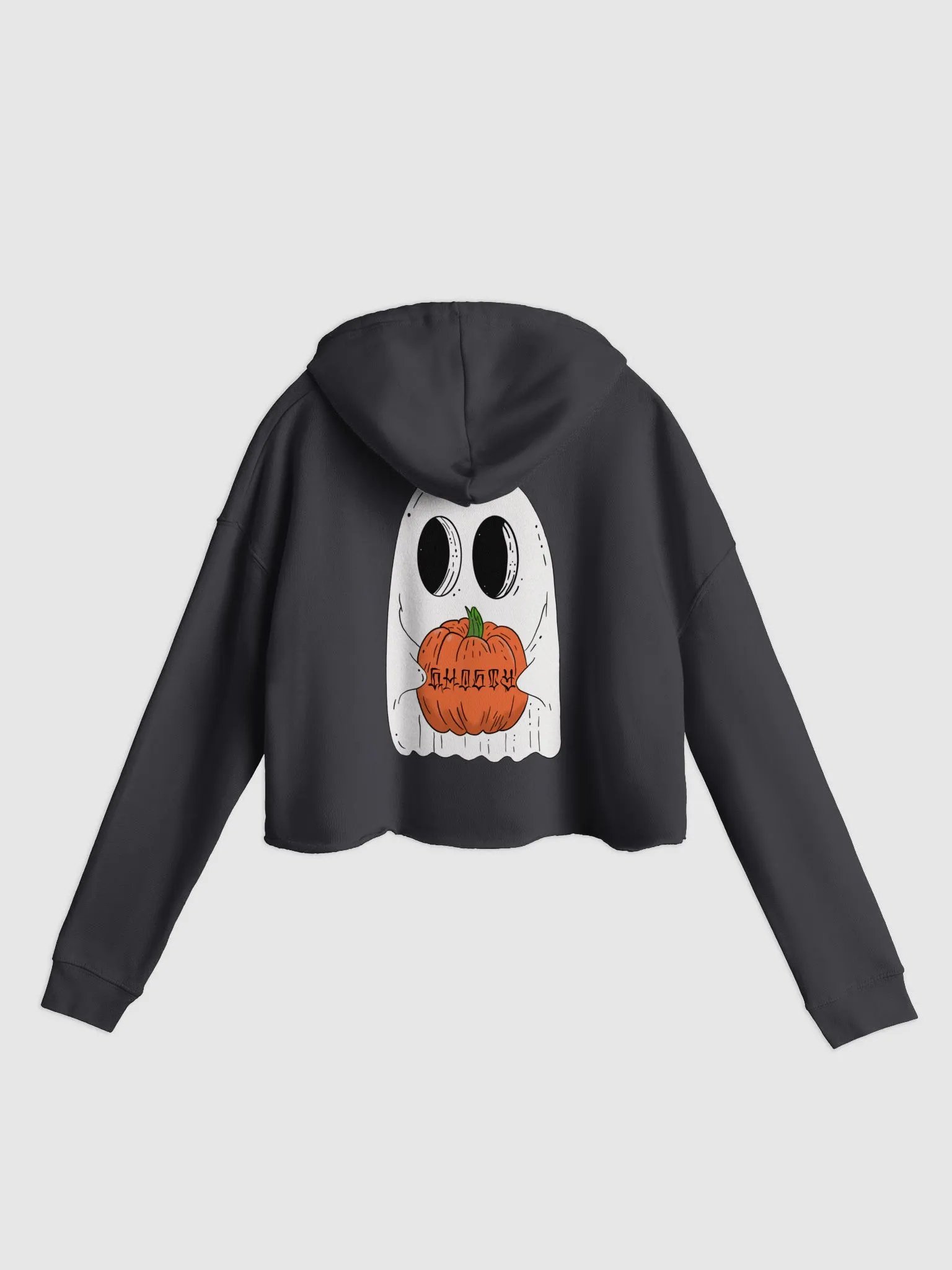 Ghosty Pumpkin Crop Hoodie! product image (8)