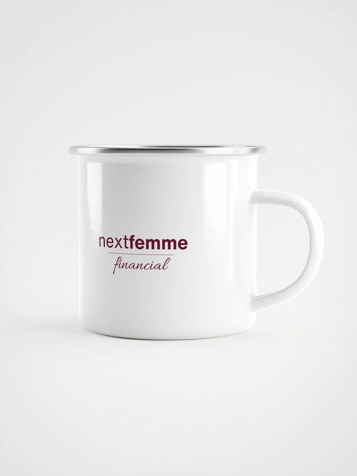 Wanderlust Enigma Enamel Mug with Maroon Logotype product image (1)