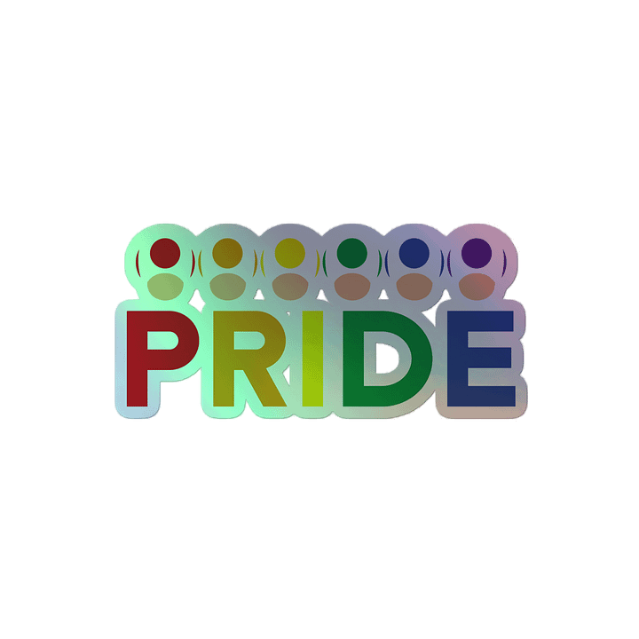 Toad Pride Holo Sticker product image (2)