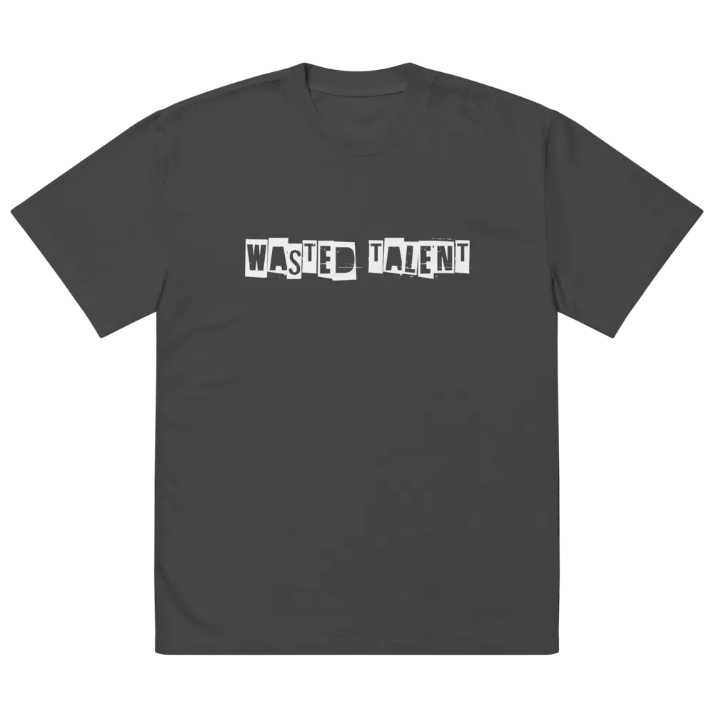 WASTED TALENT LOGO PREMIUM OVERSIZED T product image (2)
