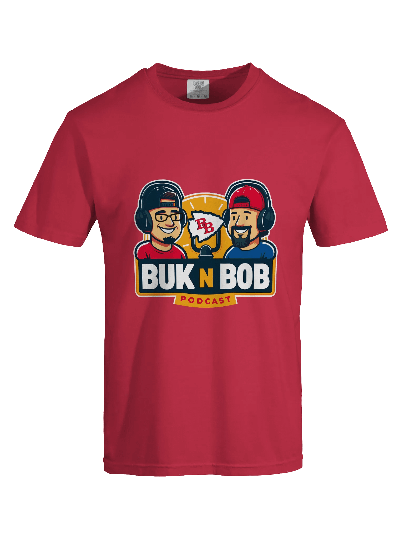 Buk N Bob Podcast Cartoon Logo T-Shirt product image (47)