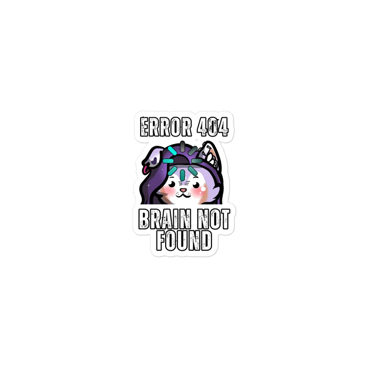 Error 404 Brain Not Found Magnet product image (1)