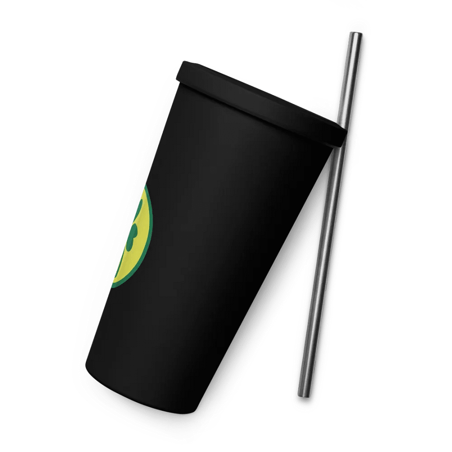 Insulated Tumbler with a Straw (LEAF) product image (8)