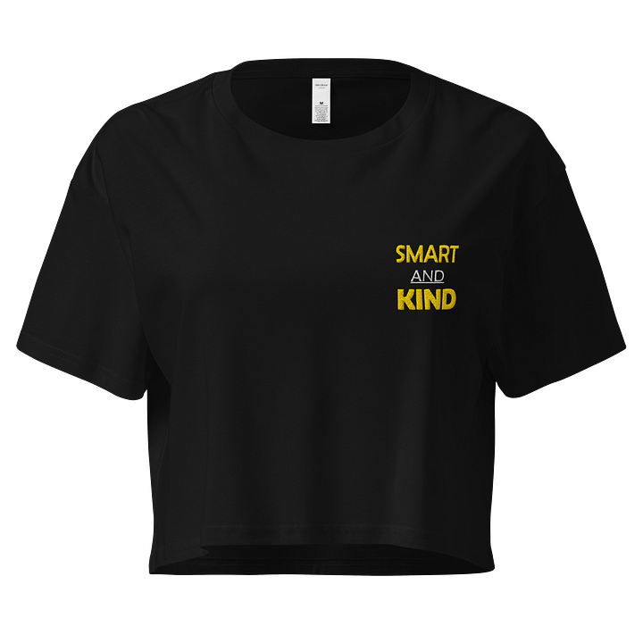SMART & KIND (EMBROIDERED) Black product image (1)