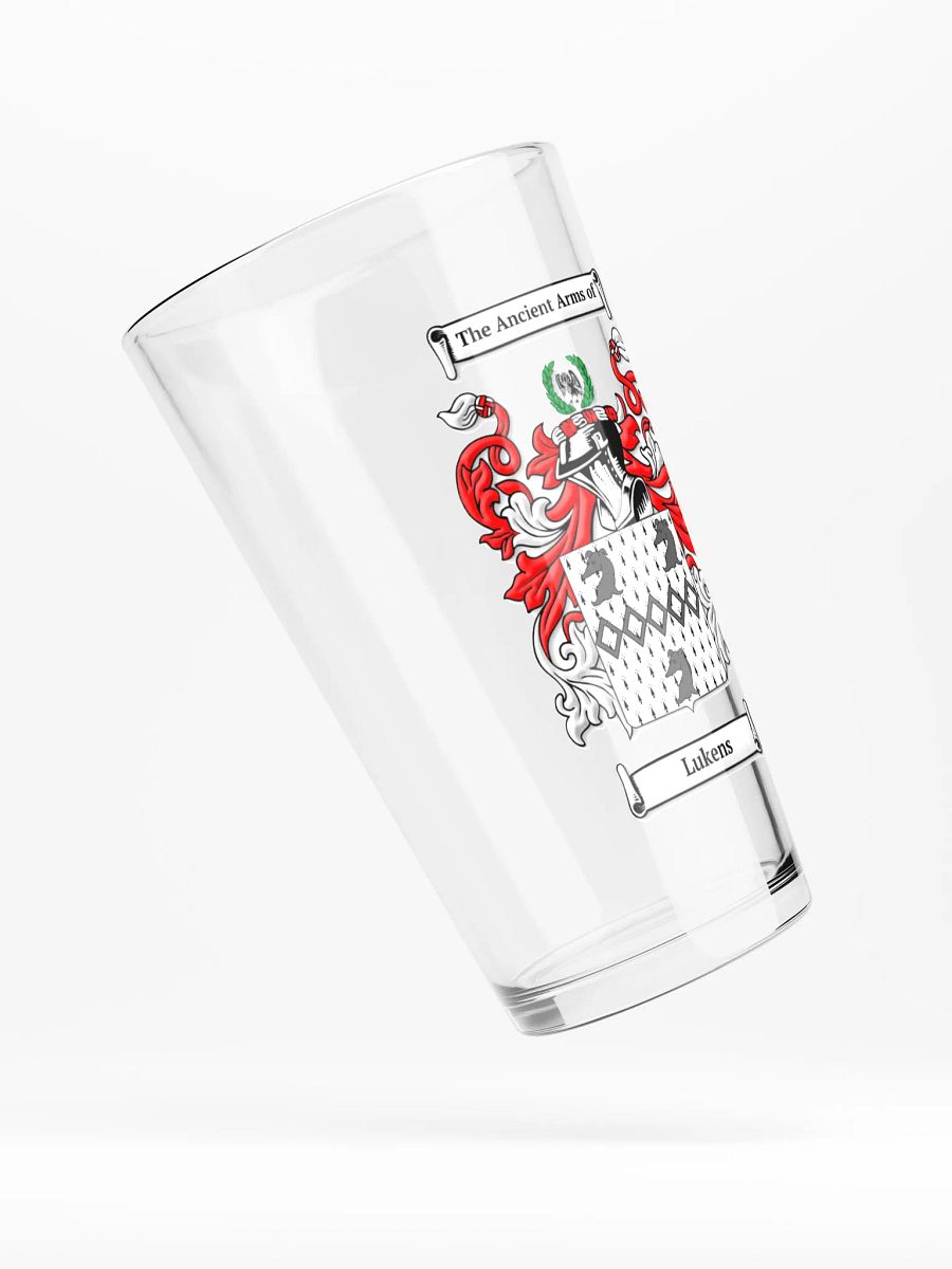 Lukens Family Crest - Shaker Pint Glass product image (4)
