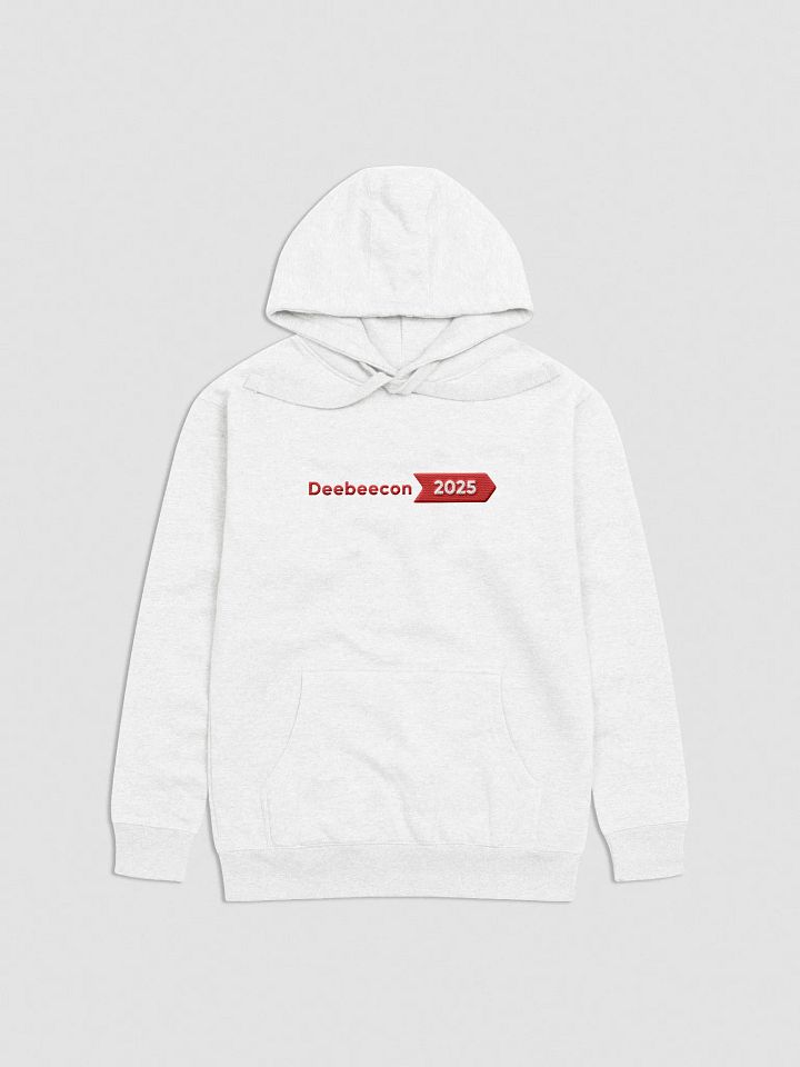 Official DeeBeeCon 2025 Hoodie (WHITE) product image (2)