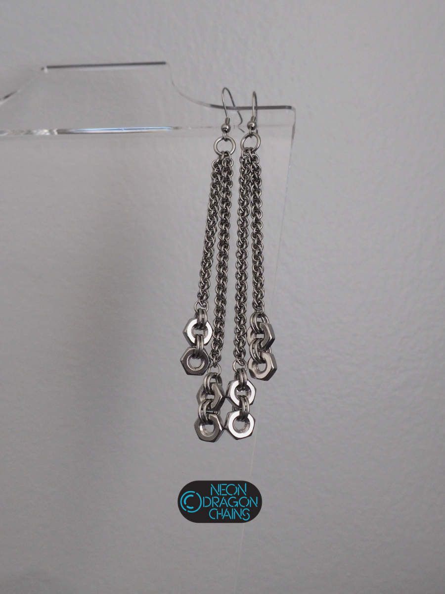 Astral Hex Nut Earrings product image (3)