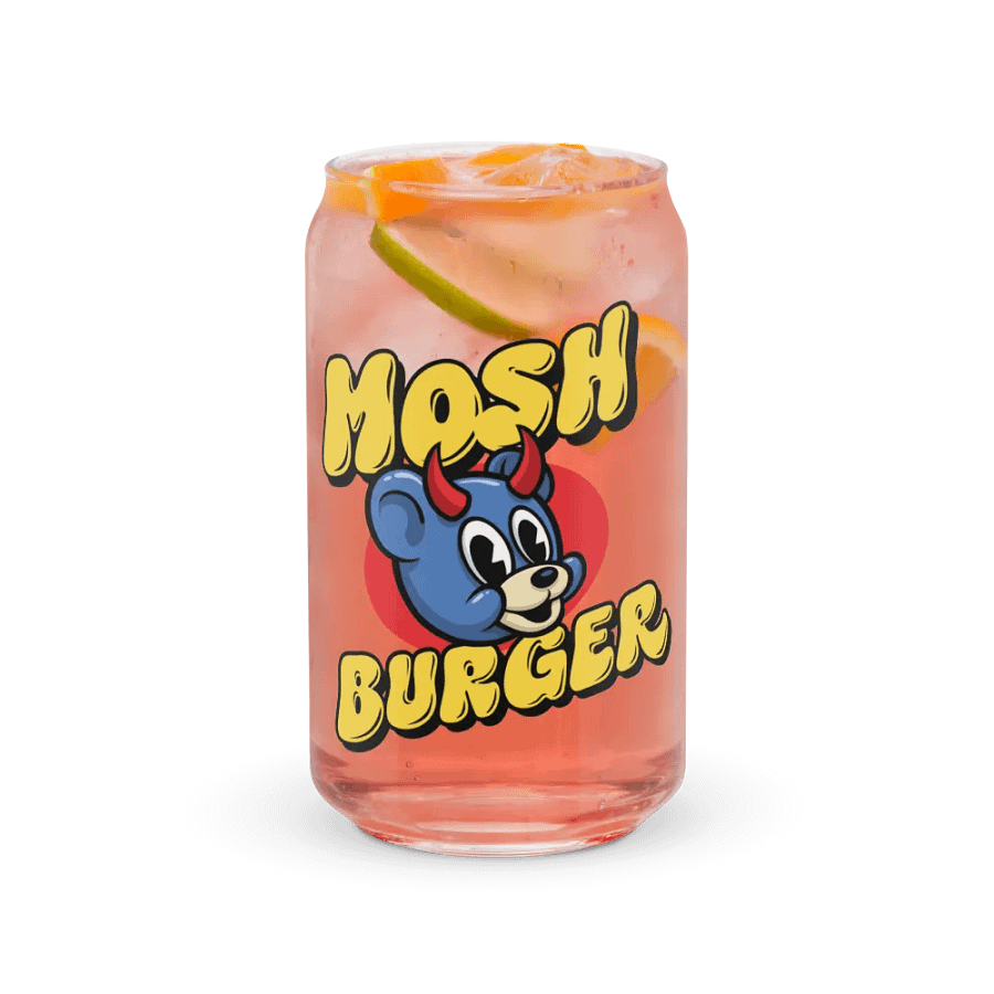 Mosh Burger- Can Shaped Glass product image (9)