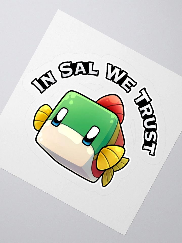 In Sal We Trust Sticker product image (1)