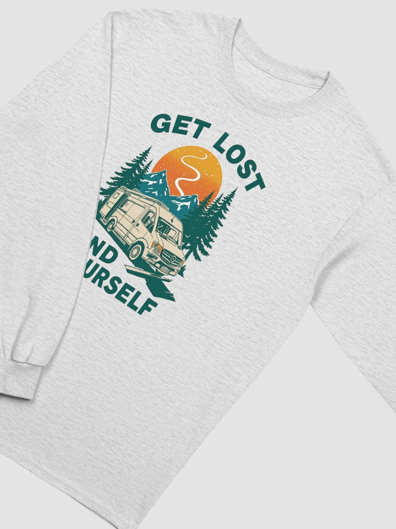 Retro Adventure Camper Van Long Sleeve Tee product image (30)