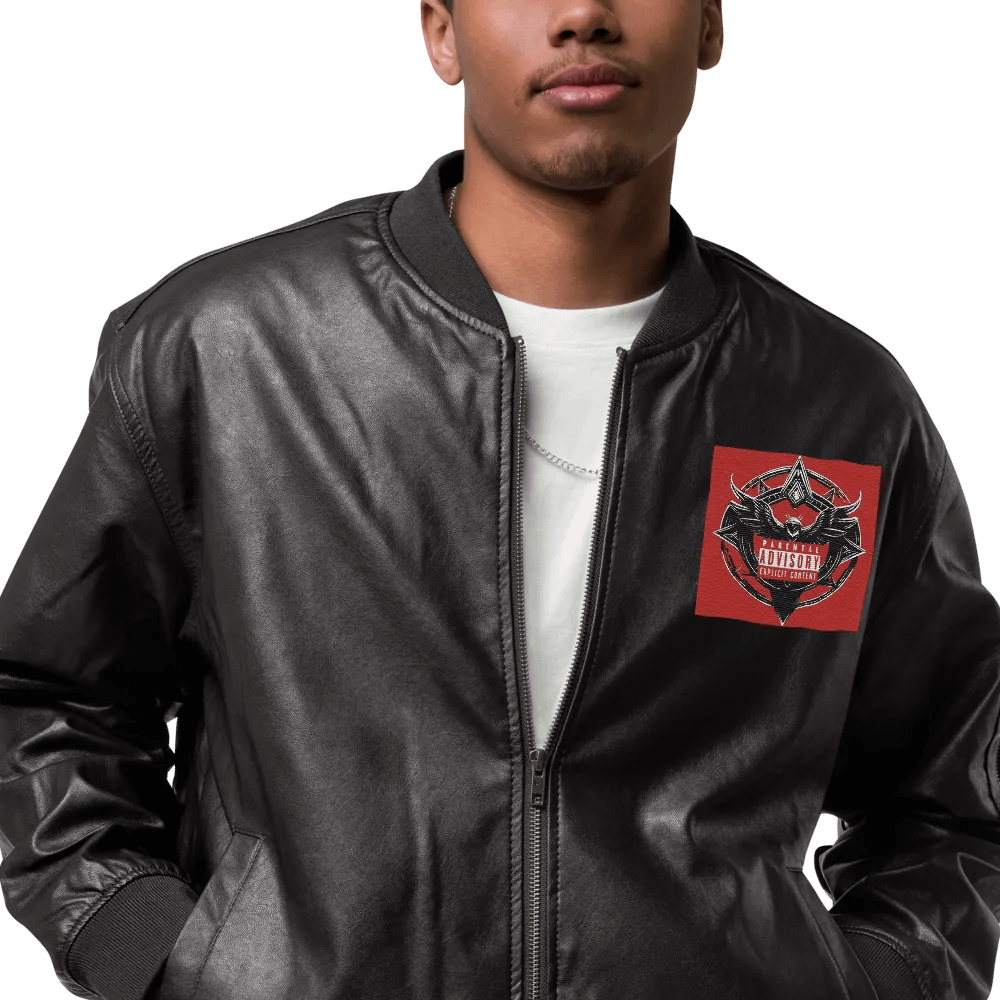 THCEOs Faux Leather Jacket | $THCBand Underground Brand Designer Streetwear product image (7)