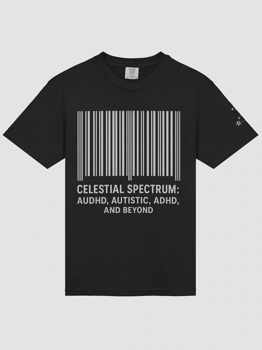 Autism Has Its Own Barcode Shirt – Celestial Era Drop | Neurodivergent Pride Tee product image (3)