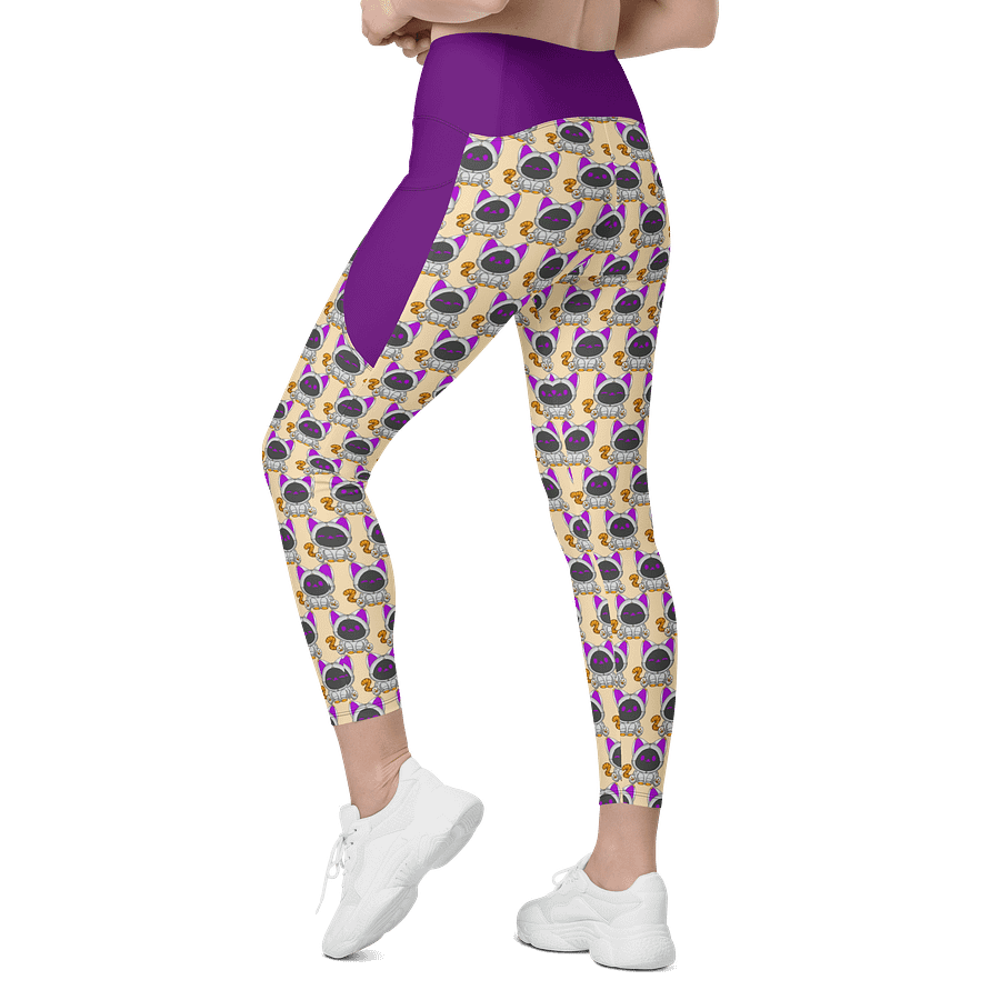 PalBot Leggings w/Pockets - Plum product image (7)