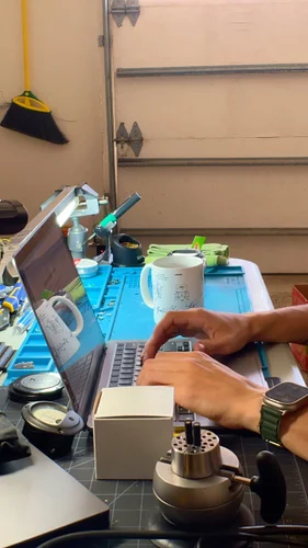 Hard at work, nope, nothing else to say.